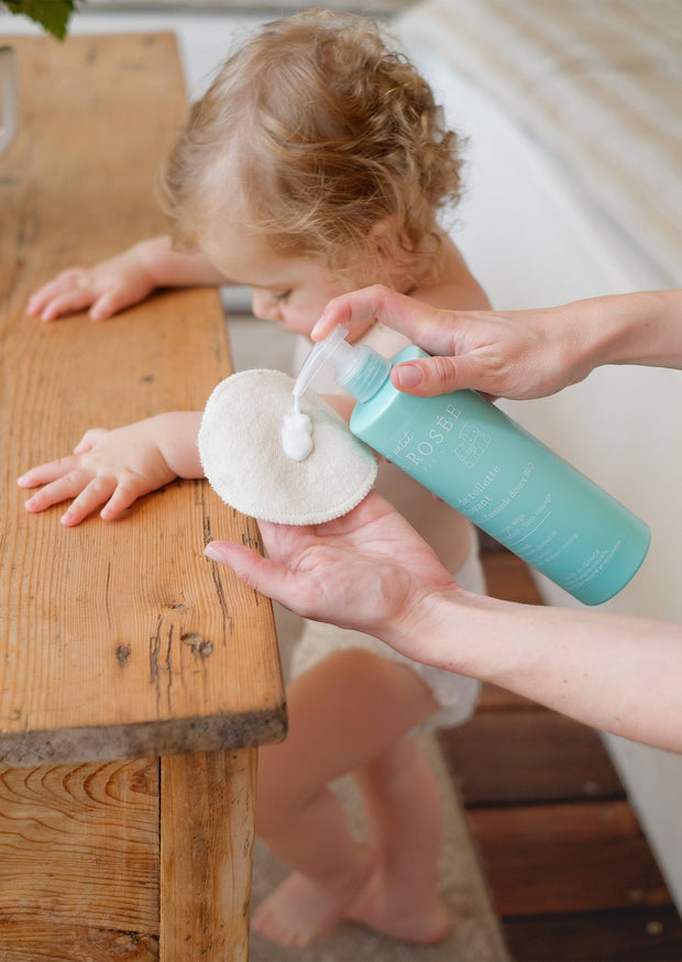 Lait de toilette nettoyant bébé